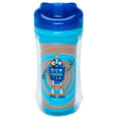 Термочашка Dr. Browns Spoutless Insulated Cup, 300 мл синий робот