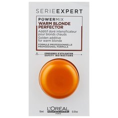 LOreal Professionnel Powermix Warm Blonde Perfector Флюид-добавка для волос для поддержания оттенков блонд с золотистым пигментом Sand, 15 мл