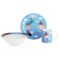 Набор для завтрака Коралл Бен и Холли 1 (3 предмета)