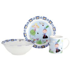 Набор для завтрака Коралл Бен и Холли 2 (3 предмета)