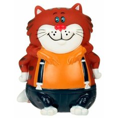 Игрушка для ванной Играем вместе Кот (06LXST/R) коричневый/синий