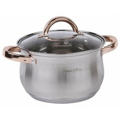 Кастрюля Pomi dOro Levita PSS-595003 3 л, серебристый/золотистый