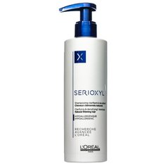 LOreal Professionnel шампунь Serioxyl Natural очищающий и уплотняющий для натуральных волос, склонных к истончению 250 мл с дозатором