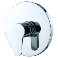 Смеситель для душа D&K DA1394601 однорычажный встраиваемый хром DK