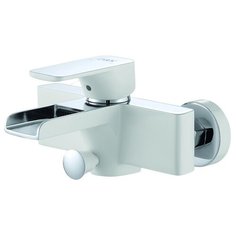 Смеситель для ванны с душем D&K DA143351x однорычажный лейка в комплекте двухцветный белый/хром DK