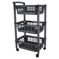Этажерка Rotho Reverso Mobile, ШxГxВ: 42х30х72 см, антрацит
