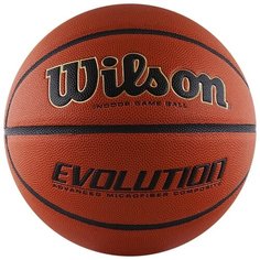 Баскетбольный мяч Wilson Evolution, р. 7 коричневый