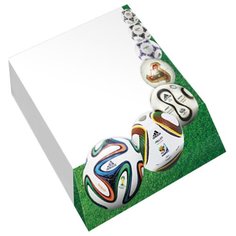 Фолиант Блок Чемпионаты мира 90х110 мм, 300 шт. (БКД-300С/25) белый/зеленый Foliant