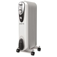 Масляный радиатор Polaris CR C 0715 COMPACT белый/черный