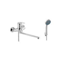 Смеситель универсальный AquaKratos AK2725 однорычажный лейка в комплекте