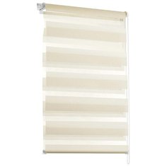 Рулонная штора Эскар Миниролло "День-ночь" (бежевый), 96х150 см