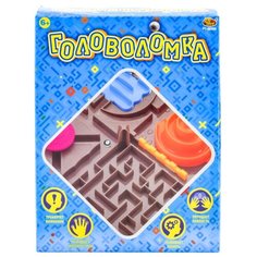 Головоломка ABtoys Лабиринт 3D (PT-00988) коричневый / серый