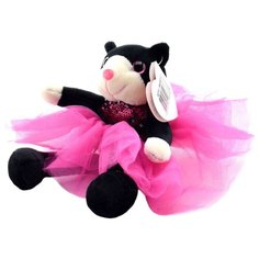 Мягкая игрушка ABtoys Кошка в платье (с пайетками) 20 см