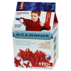 Набор для исследований LORI Алхимик. Выращивание кристаллов. Красный Вкр-007