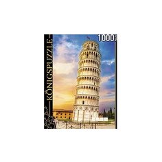 Пазл Рыжий кот Konigspuzzle Италия Пизанская башня (ГИК1000-8228), 1000 дет.