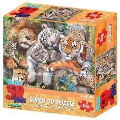 Пазл Prime 3D Кошачий сон 2 (10872), 150 дет.