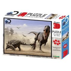 Пазл Prime 3D Дасплетозавр против эвоплоцефала (10331), 500 дет.