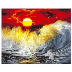 Color Kit Картина по номерам "В шторм" 40х50 см (CG977)