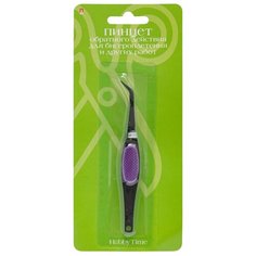 Альт Пинцет обратного действия черный/фиолетовый