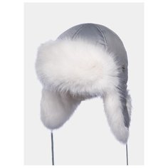 Шапка-ушанка Canoe размер 52-54, светло-серый