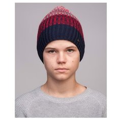 Шапка Canoe размер 54-56, красно-синий