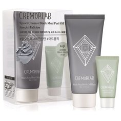 Cremorlab Black Mud Peel Off Mask маска - плёнка очищающая на основе глины, в подарок Пенка для умывания СПА уход, 100 мл