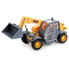 Погрузчик ТЕХНОПАРК с выдвижной стрелой (SB-17-55-B-WB) 15 см оранжевый/серый