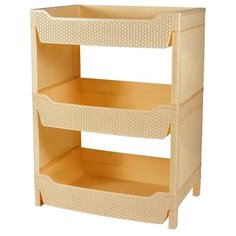 Этажерка BranQ BQ3776, ШxГxВ: 46х32х62 см, слоновая кость