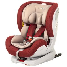 Автокресло группа 0/1/2 (до 25 кг) TOREGO Drive Isofix, красный/лен