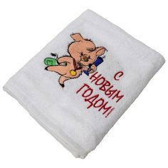 Florento Полотенце С Новым Годом! универсальное 40х70 см белый