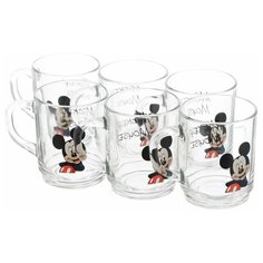 Luminarc Набор кружек Disney Mickey Сolors 6 шт 250 мл прозрачный