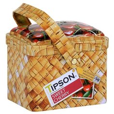 Чай черный Tipson Basket collection Sweet cherry подарочный набор, 80 г