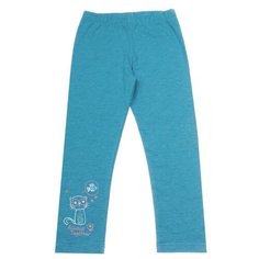 Леггинсы Апрель 1ДРЛ2618809 размер 134-68, яркая бирюза 187