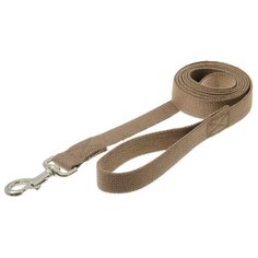 Поводок для собак V.I.Pet ПБ2/25С бежевый 2 м 25 мм