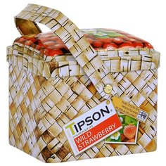 Чай черный Tipson Basket collection Wild strawberry подарочный набор, 80 г