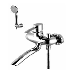 Смеситель для ванны с душем Lemark Atlantiss LM3214C однорычажный лейка в комплекте хром