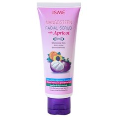 ISME Скраб для лица с мангустином и абрикосовой косточкой, 100 г, с дозатором