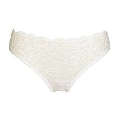 Innamore Трусы Бразилиано кружевные с заниженной талией Clusia, размер 4, bianco