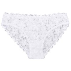 Innamore Трусы Слипы средней посадки кружевные Te, размер 1, bianco