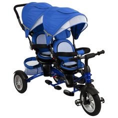 Трехколесный велосипед Capella Twin Trike 360 blue