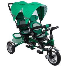 Трехколесный велосипед Capella Twin Trike 360 green