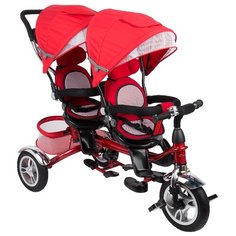 Трехколесный велосипед Capella Twin Trike 360 red