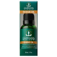 Масло для бритья Shave Oil натуральное Clubman, 30 мл