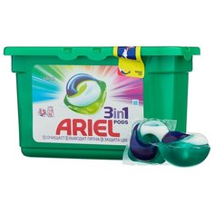 Капсулы Ariel Color, пластиковый контейнер, 13 шт