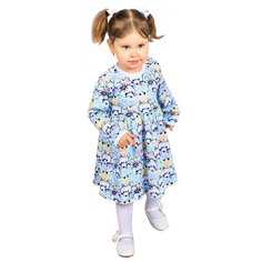 Платье Веселый Малыш размер 80, голубой