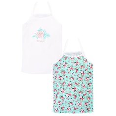 Майка Веселый Малыш размер 86, бирюзовый