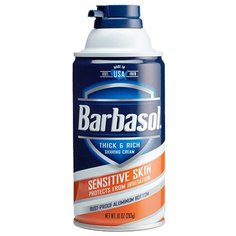 Крем-пена для бритья Sensitive Skin Barbasol, 283 мл