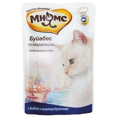 Корм для кошек Мнямс Буйабес по-марсельски с рыбой, с морепродуктами 85 г