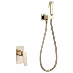 Смеситель для биде Faop A7203-4 однорычажный встраиваемый лейка в комплекте бронза бронзовый