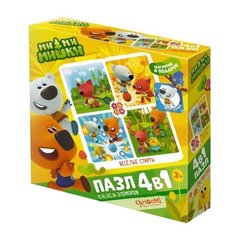 Набор пазлов Origami Мимимишки Веселые старты 4 в 1 (03513)